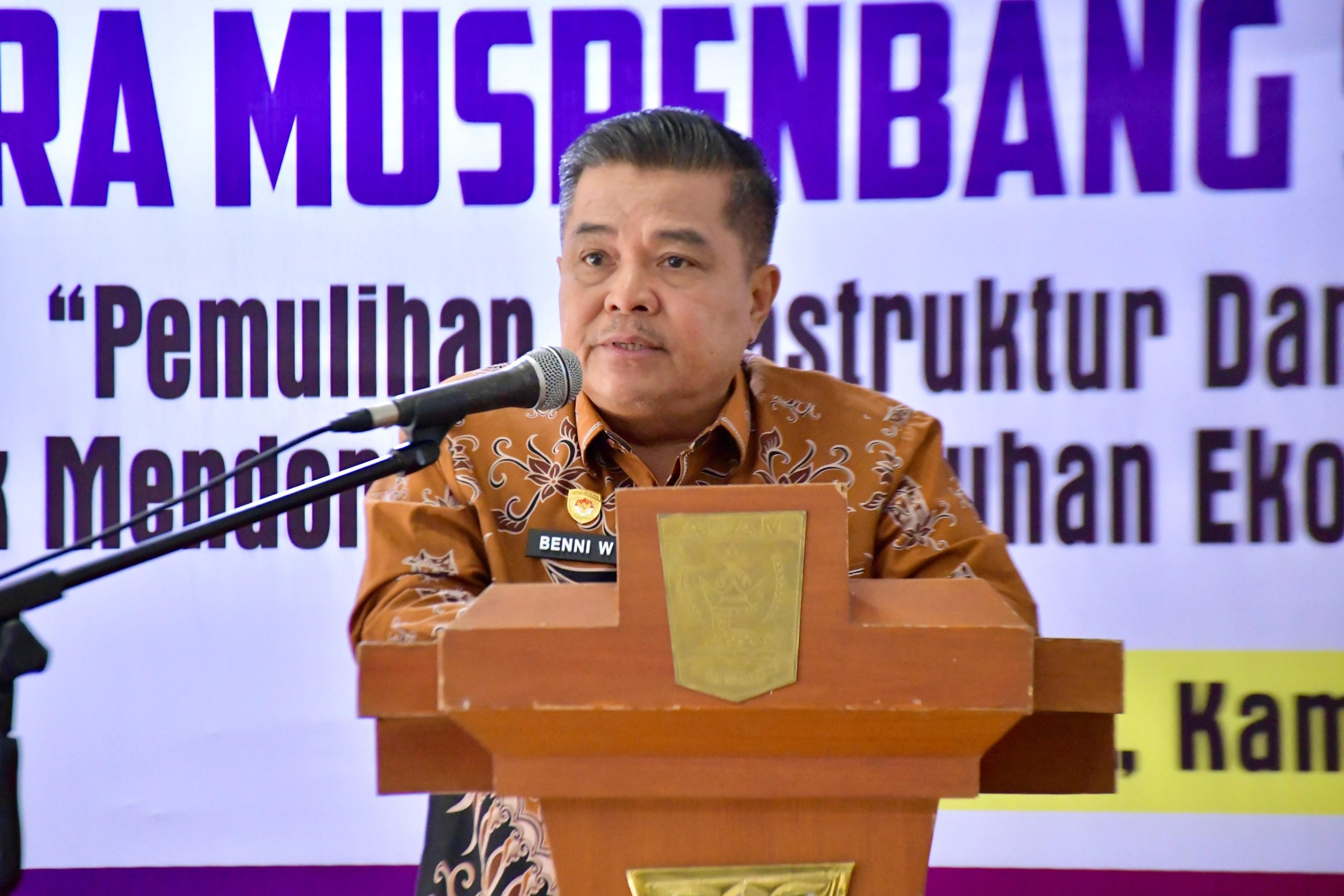 buka-musrenbang-rkpd-2027,-bupati-agam-:-fokus-pemulihan-infrastruktur-dan-penguatan-layanan-dasar