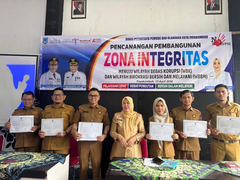 disparpora-payakumbuh-canangkan-zi-2026,-dorong-layanan-bersih-dan-profesional