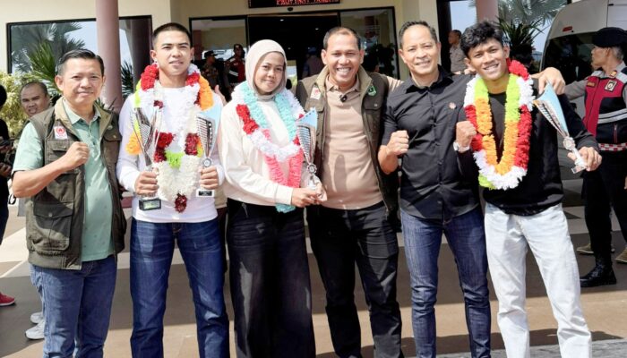 KONI Sumbar Sambut Tiga Peraih Medali Belgia di Padang