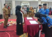 Wabup Dharmasraya Lantik 97 CPNS Menjadi PNS