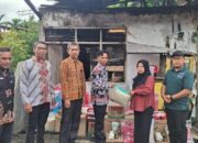 Pemkab Dharmasraya Salurkan Bantuan Korban Kebakaran Simpang Pogang