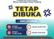 Disdukcapil Padang Tetap Layani Adminduk Saat Libur Panjang