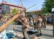 Satpol PP Padang Tertibkan PKL dan Bangunan Liar di Empat Lokasi