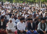 Ribuan Warga Tanah Datar Padati Shalat Idul Adha Bersama
