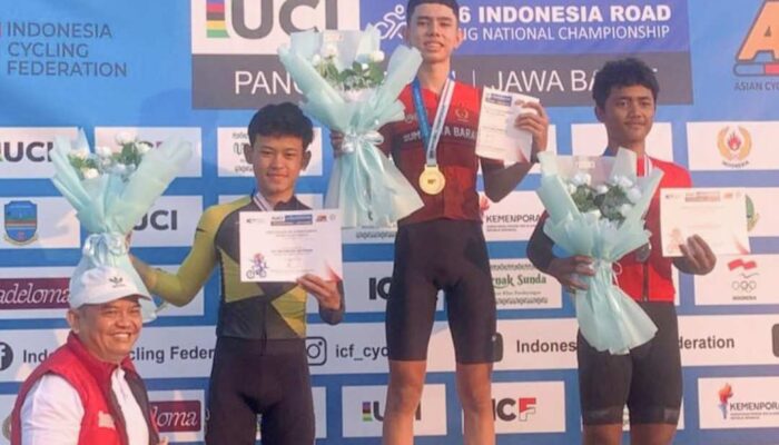 Kontingen Balap Sepeda Sumatera Barat Borong Medali di Kejurnas Pangandaran