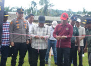 Bupati Agam Resmikan Lapangan H M Kasmir Sekaligus Buka Turnamen Sepak Bola