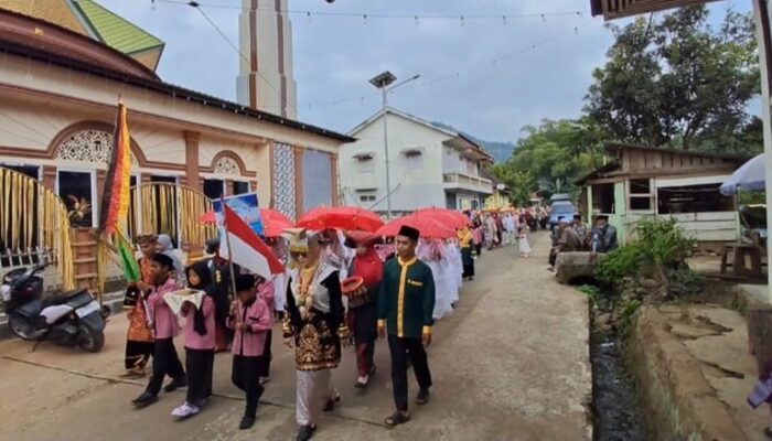 Warga Jorong Kawai Gelar Pawai Meriah Rayakan Khatam Al-Qur’an Bersama