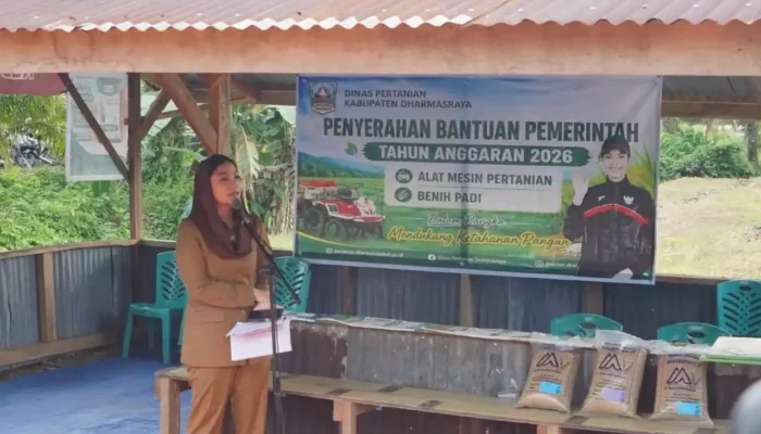 Pemkab Dharmasraya Salurkan Alsintan dan Benih Pacu Produktivitas Pertanian Daerah