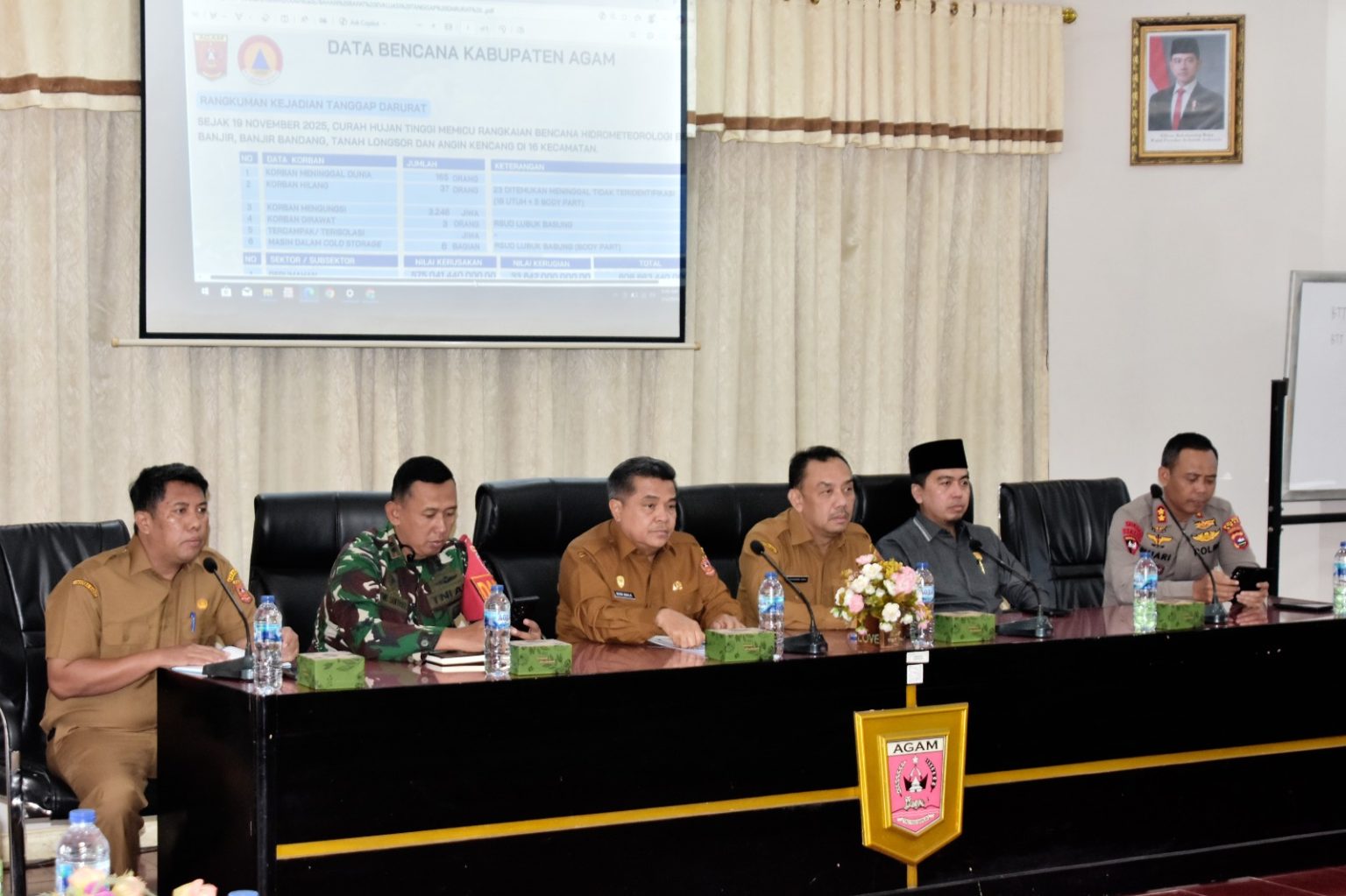 kemensos-kukuhkan-kampung-siaga-bencana-di-agam-untuk-perkuat-mitigasi