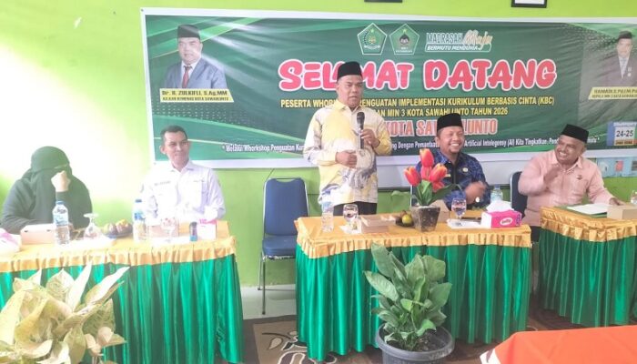 MIN 3 Sawahlunto Perkuat Kompetensi Guru Melalui Workshop Kurikulum Berbasis Cinta
