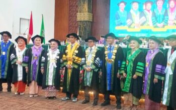 Rektor Unand Kukuhkan Tujuh Guru Besar Baru Perkuat Inovasi Akademik