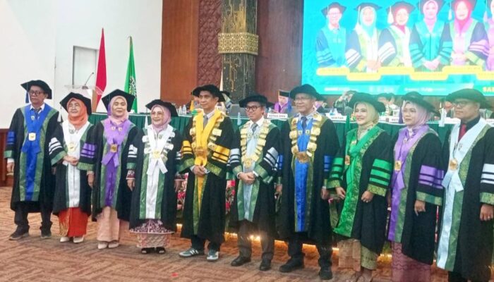 Rektor Unand Kukuhkan Tujuh Guru Besar Baru Perkuat Inovasi Akademik
