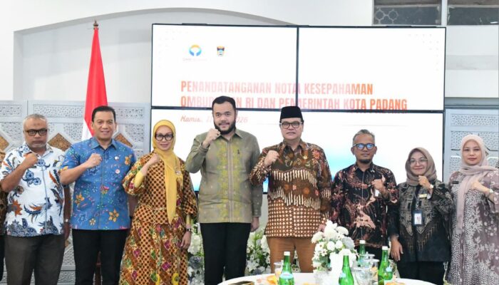 Pemko Padang Gandeng Ombudsman RI Akselerasi Kualitas Pelayanan Publik Masyarakat