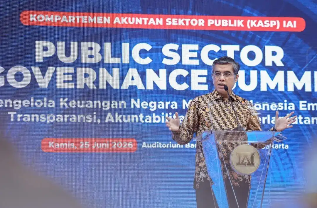 Public Sector Governance Summit (PSGS) yang digelar oleh Ikatan Akuntan Indonesia (IAI) di Jakarta, Kamis (25/6/2026). Foto : Humas Kemnaker