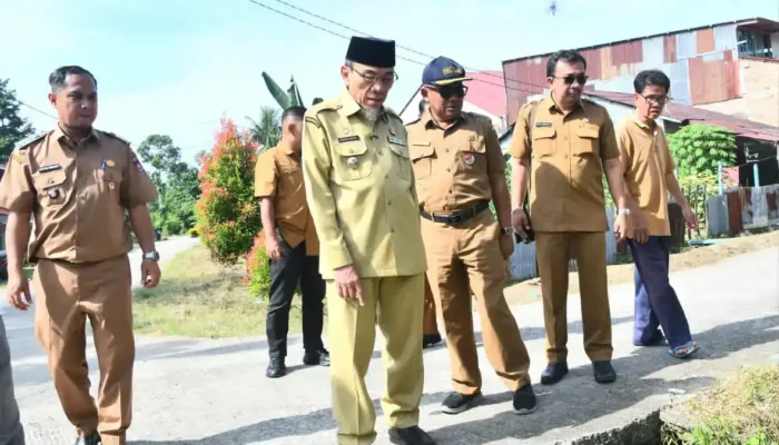 Pemkot Padang Percepat Pembangunan Jalan Lingkungan di Perumahan Cendana Lembah Karet