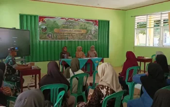 Kodim 0306/50 Kota Perkuat Kualitas SDM Desa Melalui Penyuluhan Kesehatan TMMD