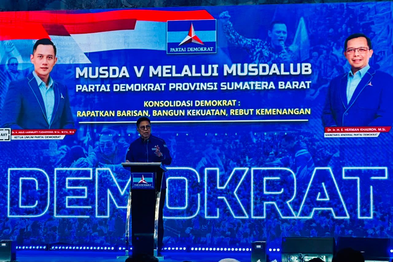 demokrat-sumbar-gelar-musdalub,-mulyadi-tegaskan-konsolidasi-menuju-kemenangan-2029