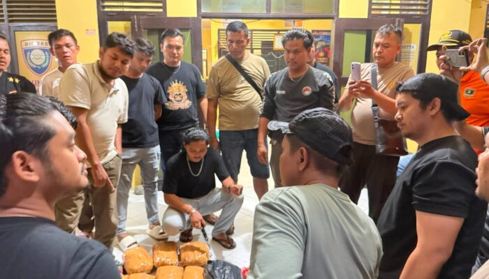 Tim Gabungan Polda Sumbar Ringkus Kurir Ganja di Pasaman Barat