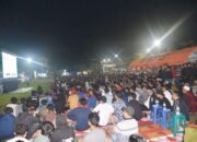 Ribuan Warga Pariaman Padati Halaman Balaikota Saksikan Nobar Final Piala Dunia