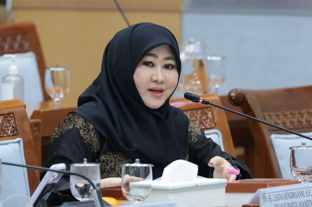 Anggota Komisi VIII DPR RI Lisda Hendrajoni dalam Rapat Dengar Pendapat Umum (RDPU) Komisi VIII DPR RI bersama pimpinan ormas Islam di Gedung Nusantara II, DPR RI, Senayan, Jakarta, Senin (6/7/2026). Foto: Dep/Mahendra