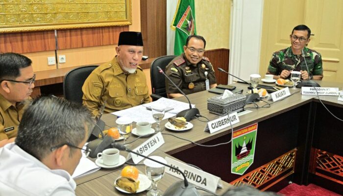 Gubernur Mahyeldi Kumpulkan Forkopimda Perkuat Langkah Strategis Cegah Ancaman Narkotika