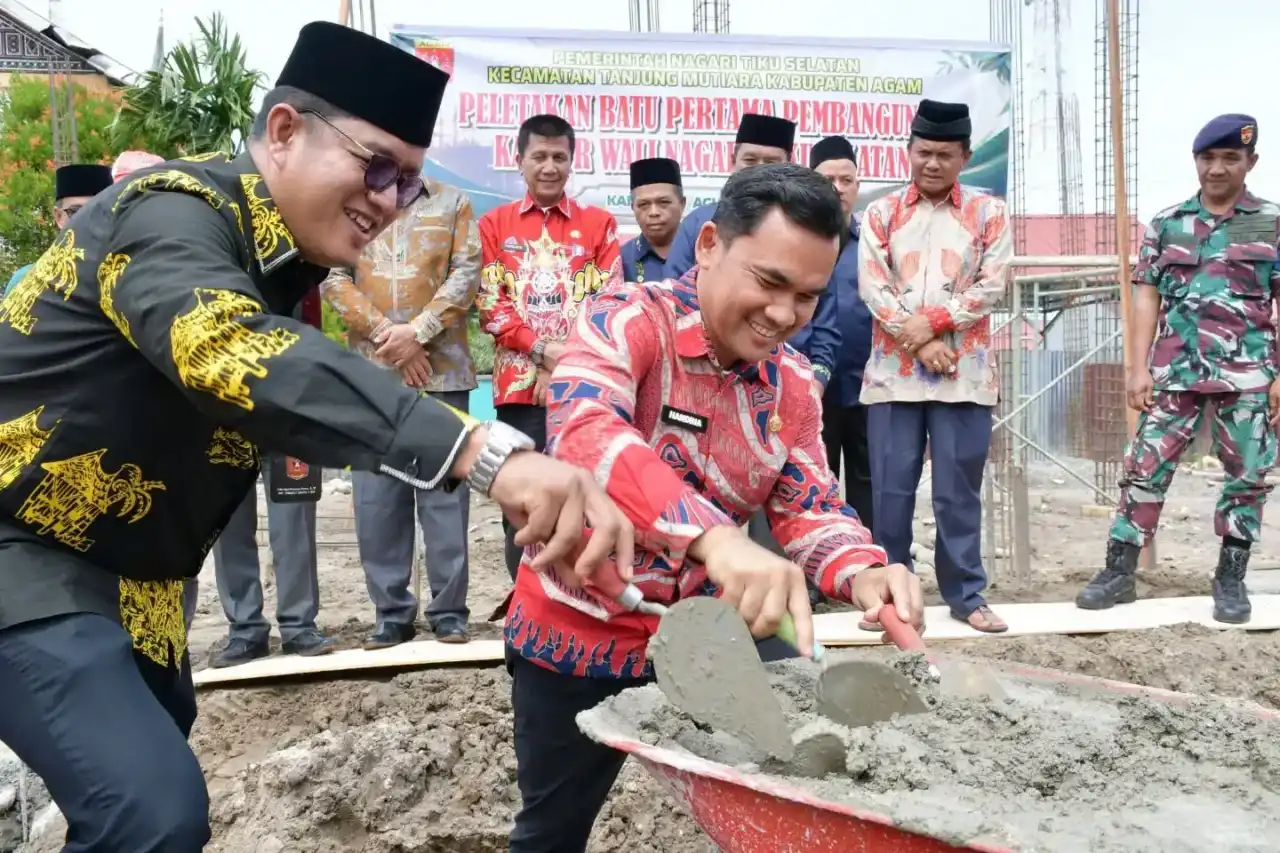 pemkab-agam-mulai-pembangunan-kantor-baru-nagari-tiku-selatan
