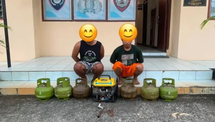 Polsek Sitiung Tangkap Dua Pelaku Pencurian Rumah dan Warung di Dharmasraya