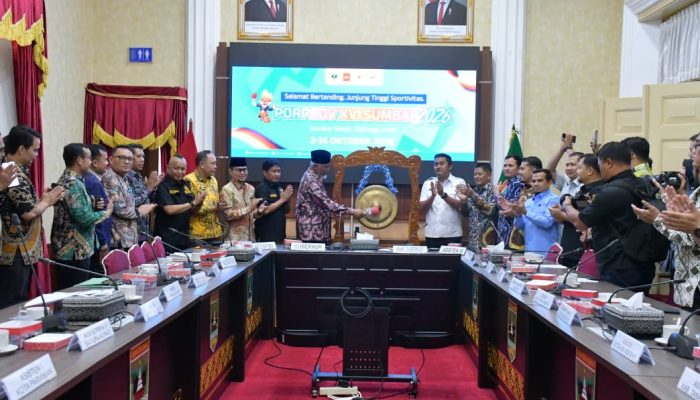 Pemprov Sumbar Matangkan Persiapan PORPROV XVI 2026 Bersama Seluruh Kepala Daerah