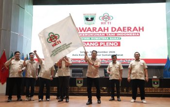Evi Yandri Rajo Budiman Pimpin HKTI Sumbar Perkuat Sektor Pertanian Daerah