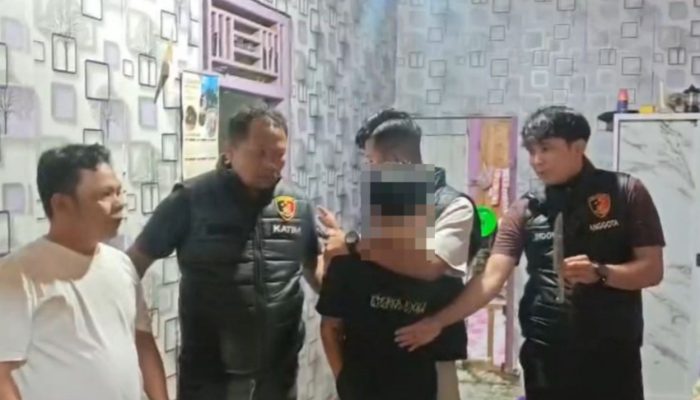 Polres Pasaman Barat Ringkus Pemuda yang Mengamuk dengan Senjata Tajam