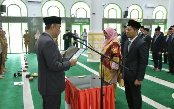 Wabup Agam Lantik 87 Pejabat Baru untuk Tingkatkan Kualitas Pelayanan Publik