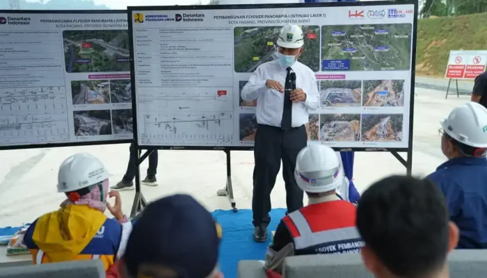 Gubernur Sumbar Tinjau Percepatan Konstruksi Fisik Fly Over Sitinjau Lauik