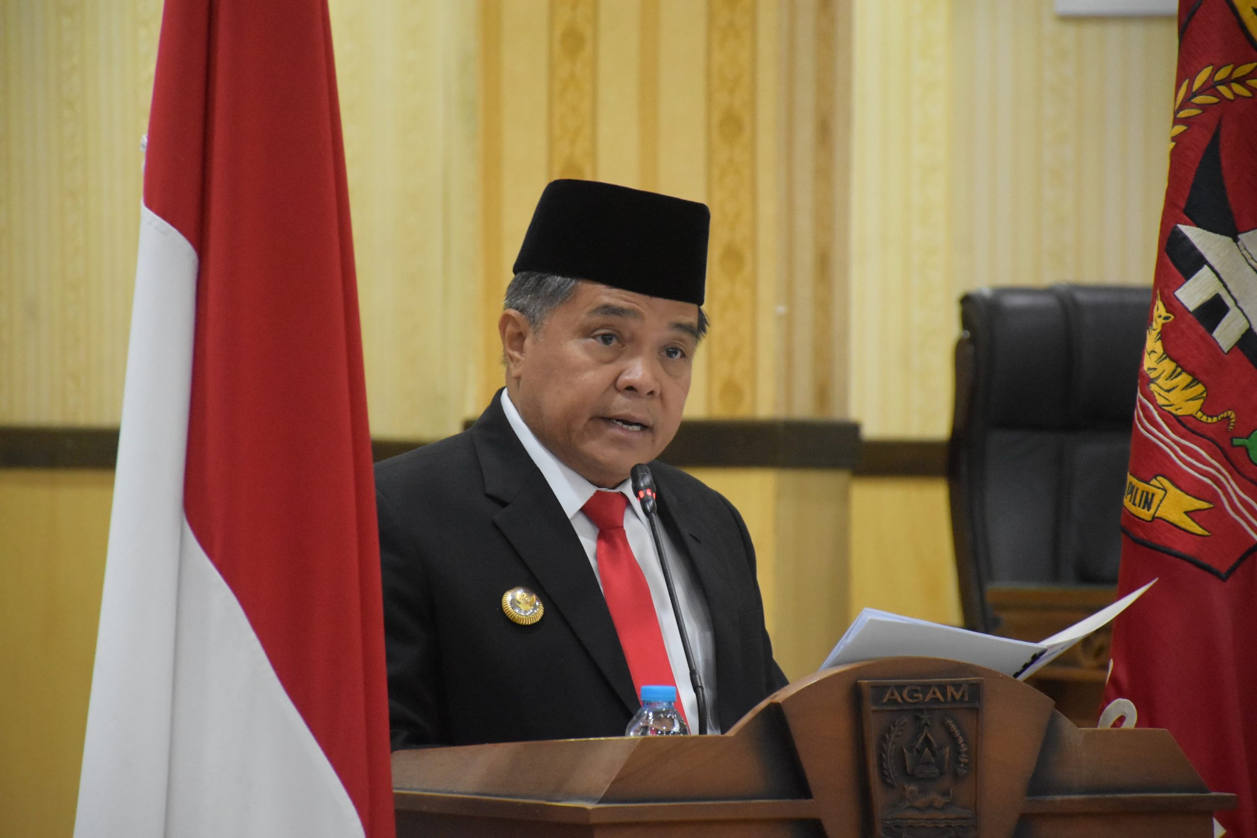 bupati-agam-sampaikan-nota-pengantar-rapbd-2027,-pemulihan-infrastruktur-jadi-fokus