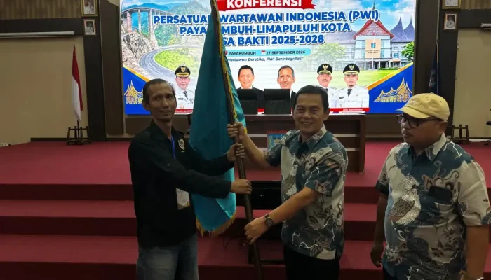 Aspon Dedi Kembali Pimpin PWI Payakumbuh-Lima Puluh Kota Periode 2026-2029