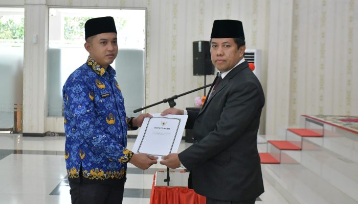Pemkab Agam Lantik 103 PNS Baru untuk Perkuat Pelayanan Publik