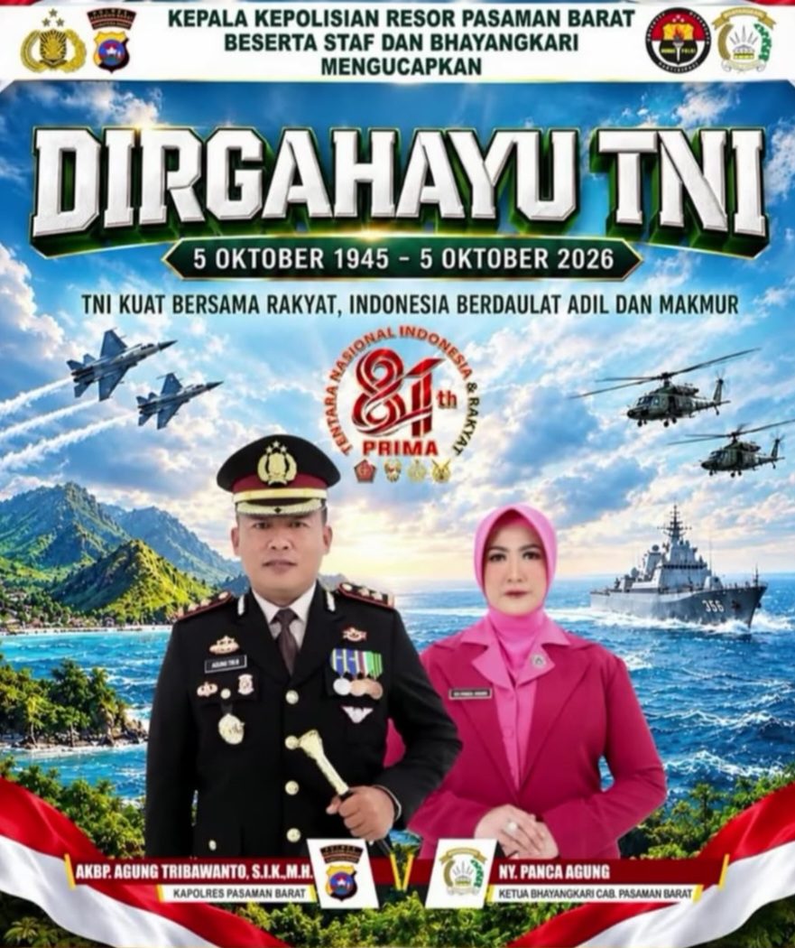 polres-pasaman-barat-beserta-bhayangkari-ucapan-selamat-hut-ke-81-tahun-tni