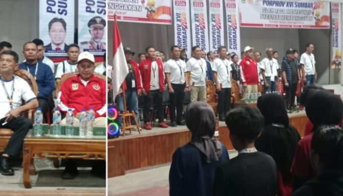 198 Atlet Wushu Sumatera Barat Resmi Berlaga di Ajang Porprov
